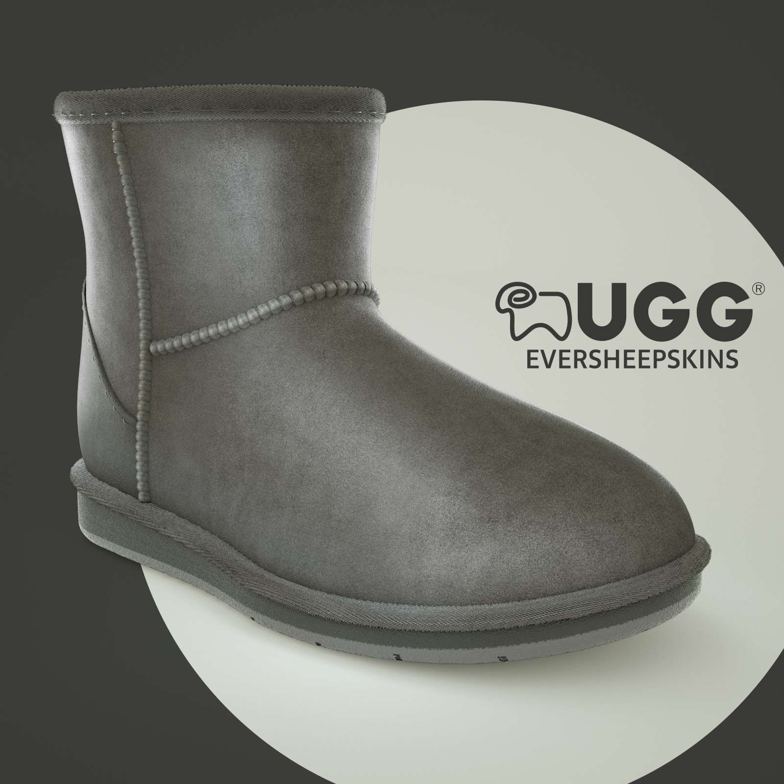 UGG Boots Australian Sheepskin Genuine Mini Classic Nappa Black Water